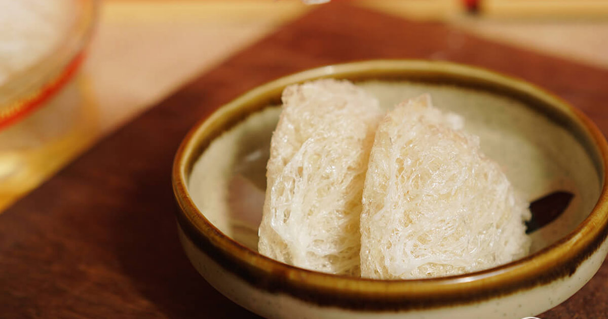 nhận biết yến sào thô giả